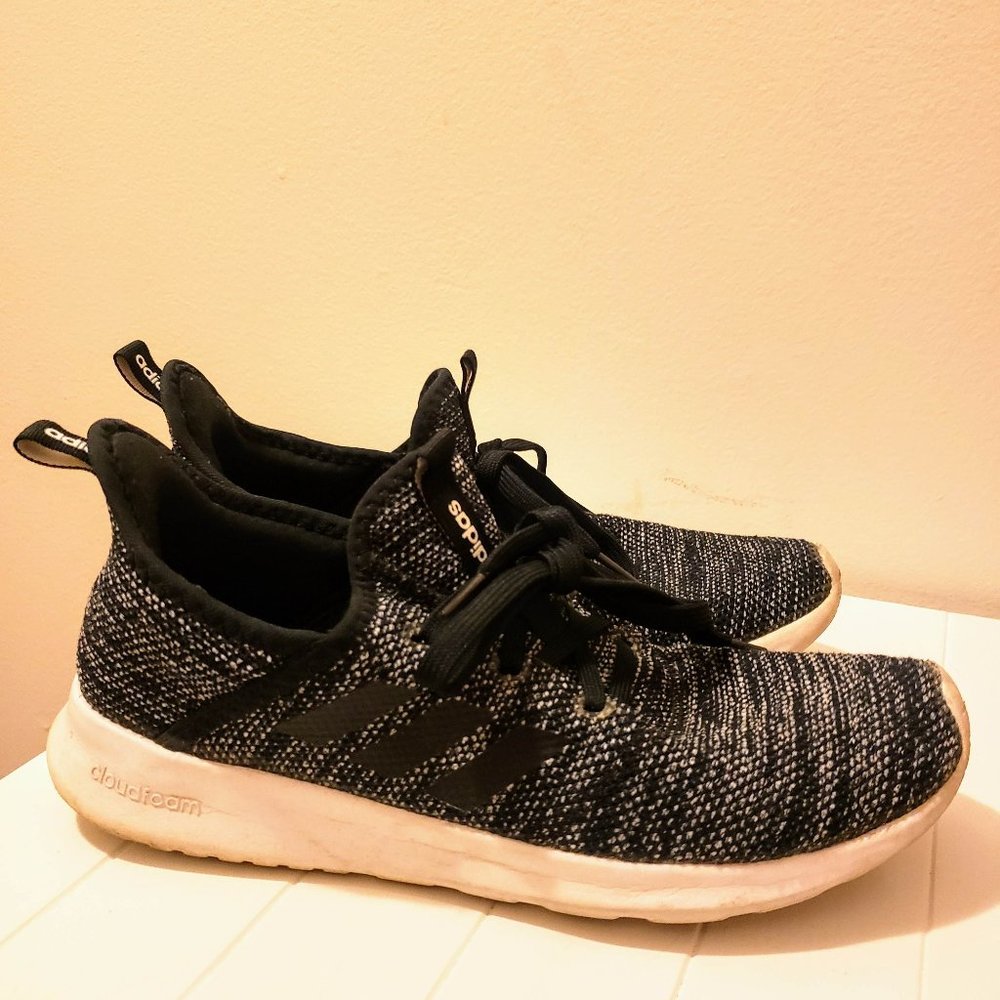 ADIDAS Cloudfoam Pure Running shoes 8.5 well worn